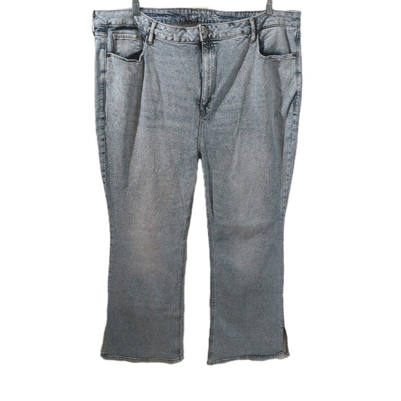 Old Navy Extra High-Rise Wide Leg Blue Jeans Women's 24 (Measures 23) Flare - Picture 1 of 10